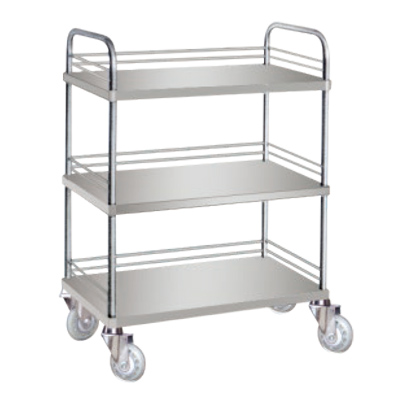 上海躍進不銹鋼醫(yī)用推車器械臺醫(yī)療手推車